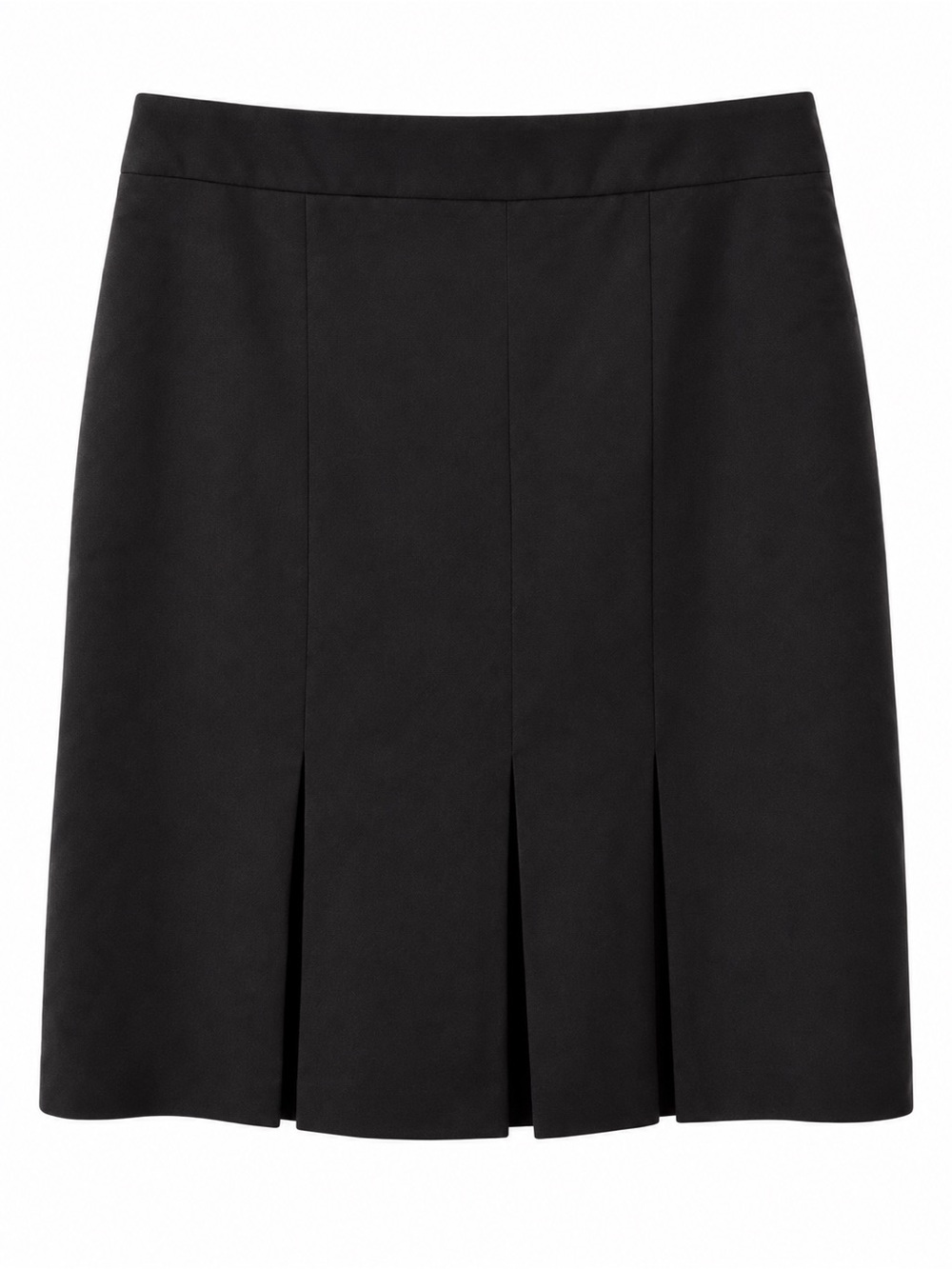LOFT Women’s Size 10 Black Pleated Knee-Length Career Skirt - Picture 3 of 4